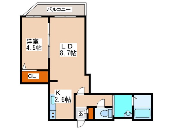 シャトーライフN２７の物件間取画像